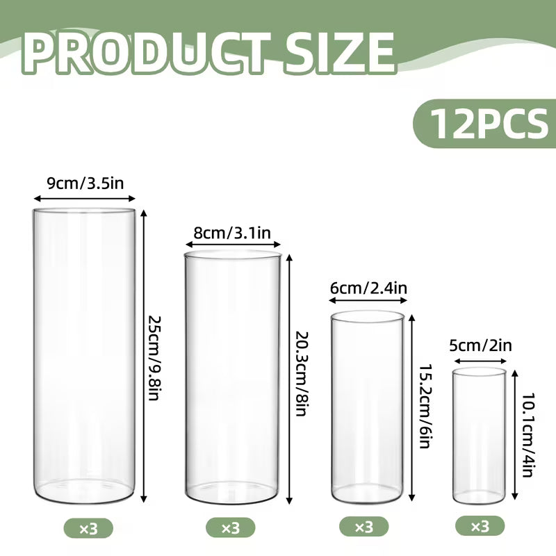 Glass Cylinder Vase