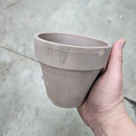 Deroma clay pot - 4.3" (graphite)