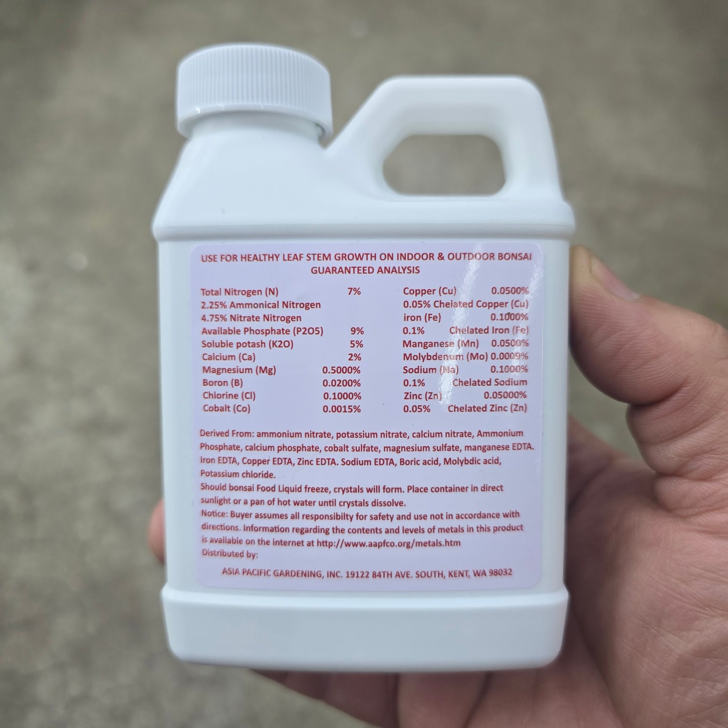 Bonsai Fertilizer