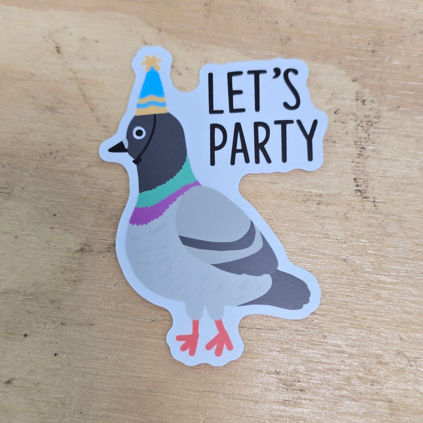 Stickers - Let's Party Pidgeon