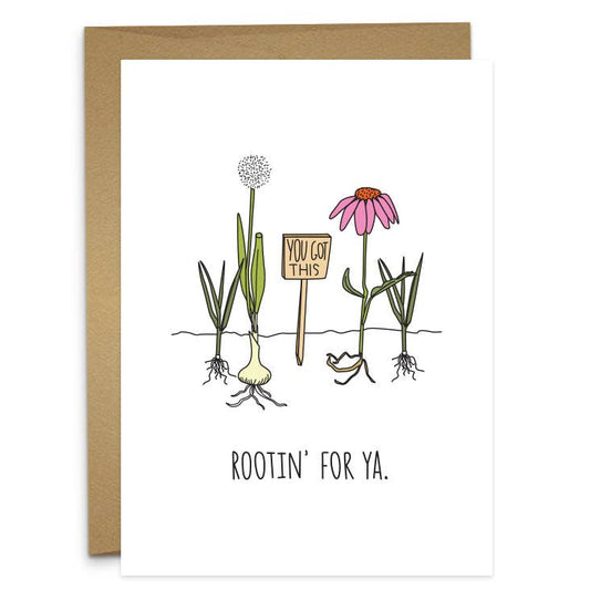 Rooting For Ya Greeting Card