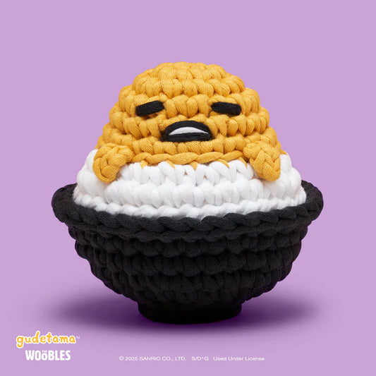 Gudetama Egg on Rice Crochet Kit