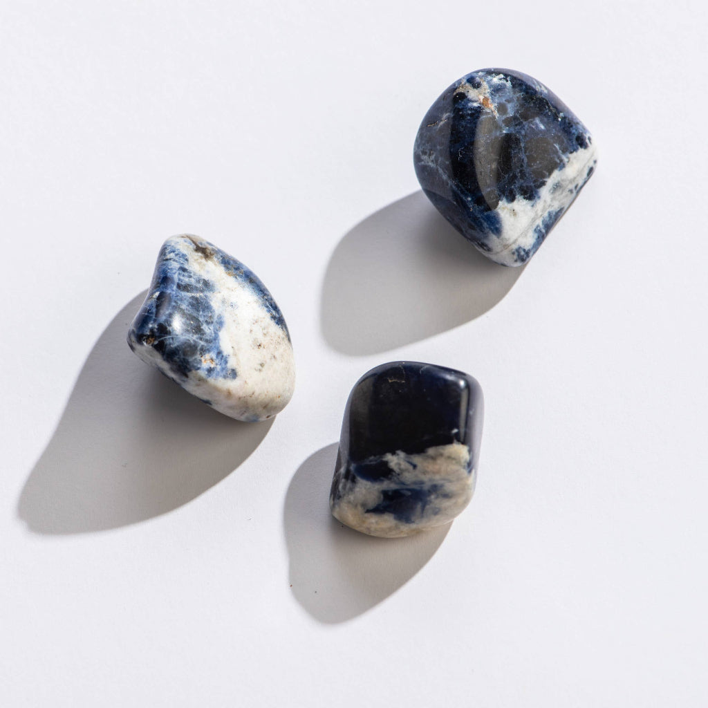 Tumbled Sodalite Crystals - 1”- 2”