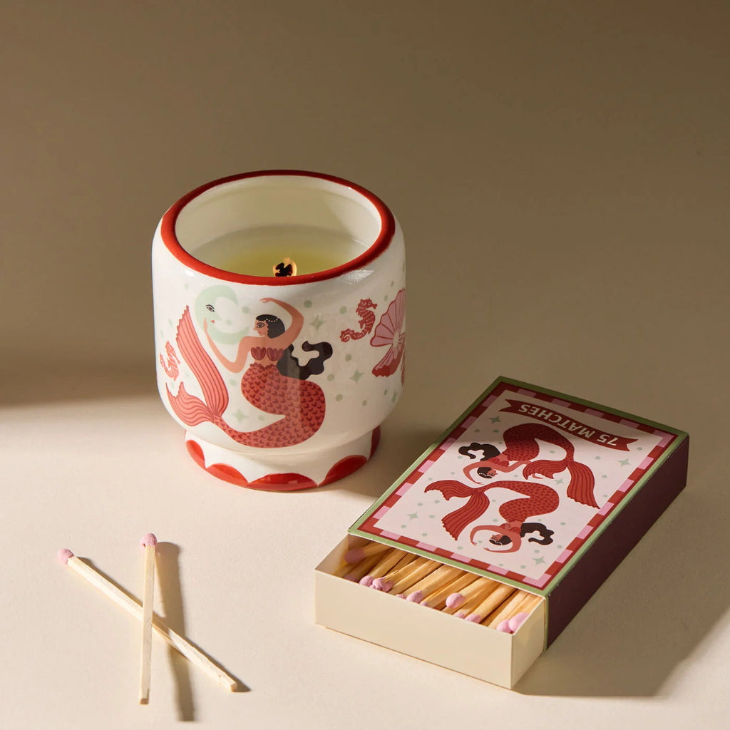 A dopo candle - Mermaid and Moon