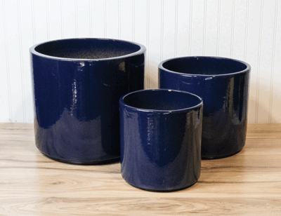 Liso Planter - Navy