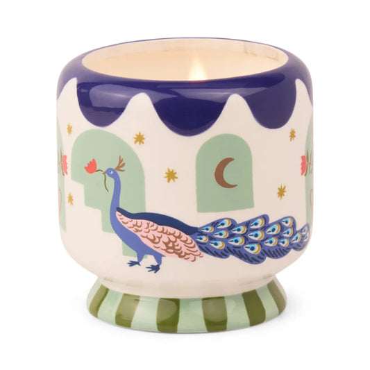 A dopo candle - peacock 8 oz
