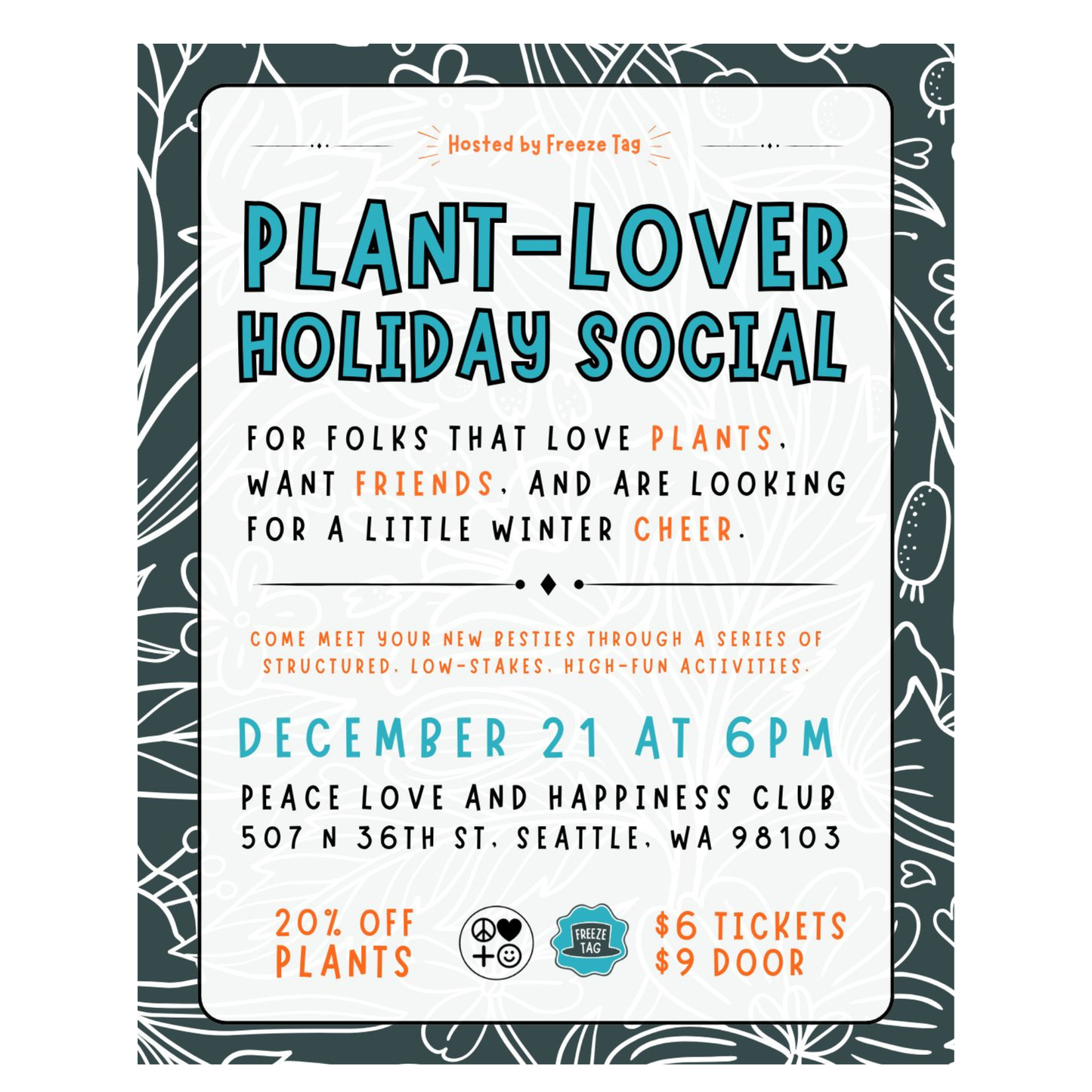 Plant-Lover Holiday Social