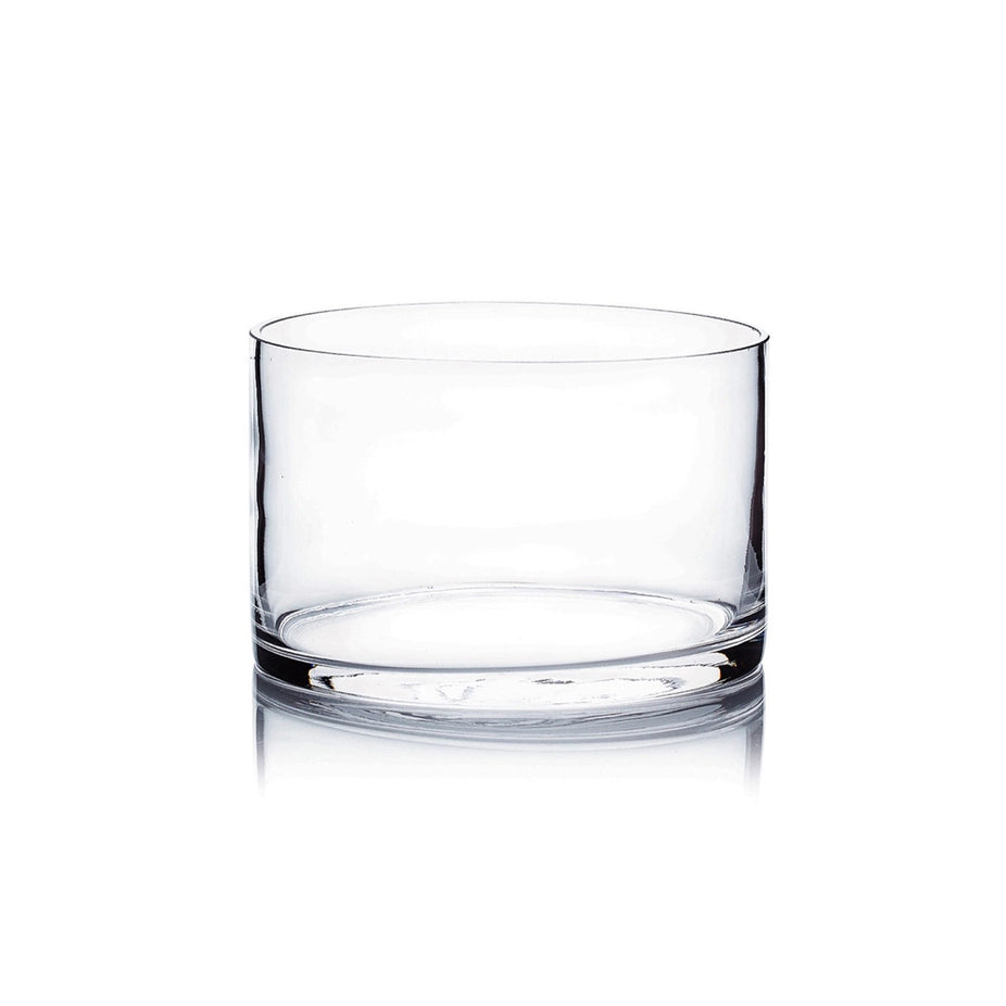 GLASS VASE - 6" X 5"