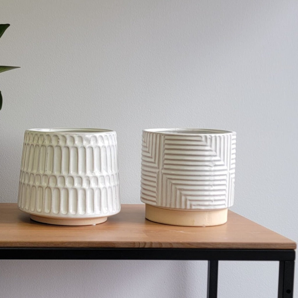 Sandy Stone Planter - 7"