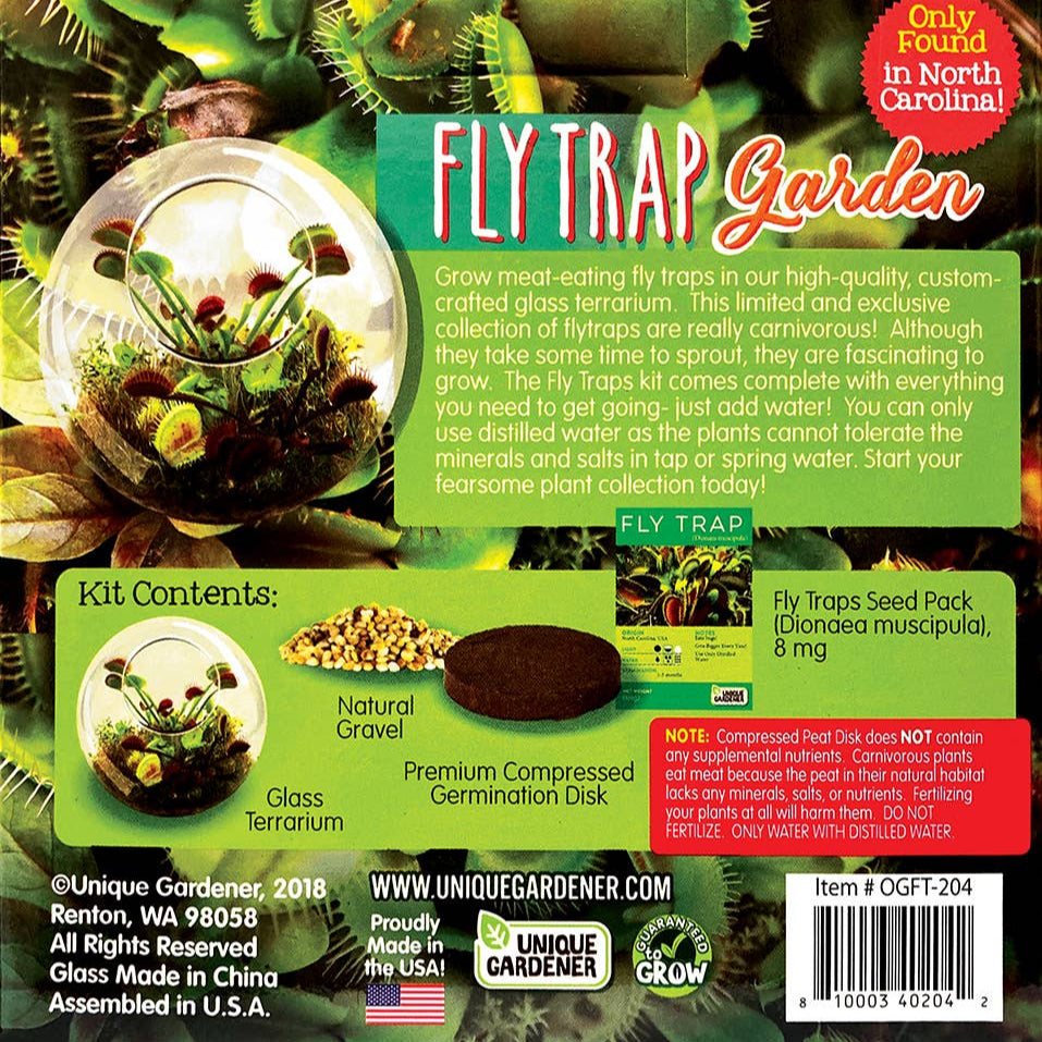 Flytraps Glass Terrarium