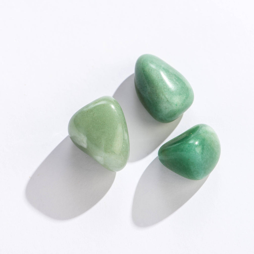Tumbled Green Aventurine Crystals - 1”- 2”