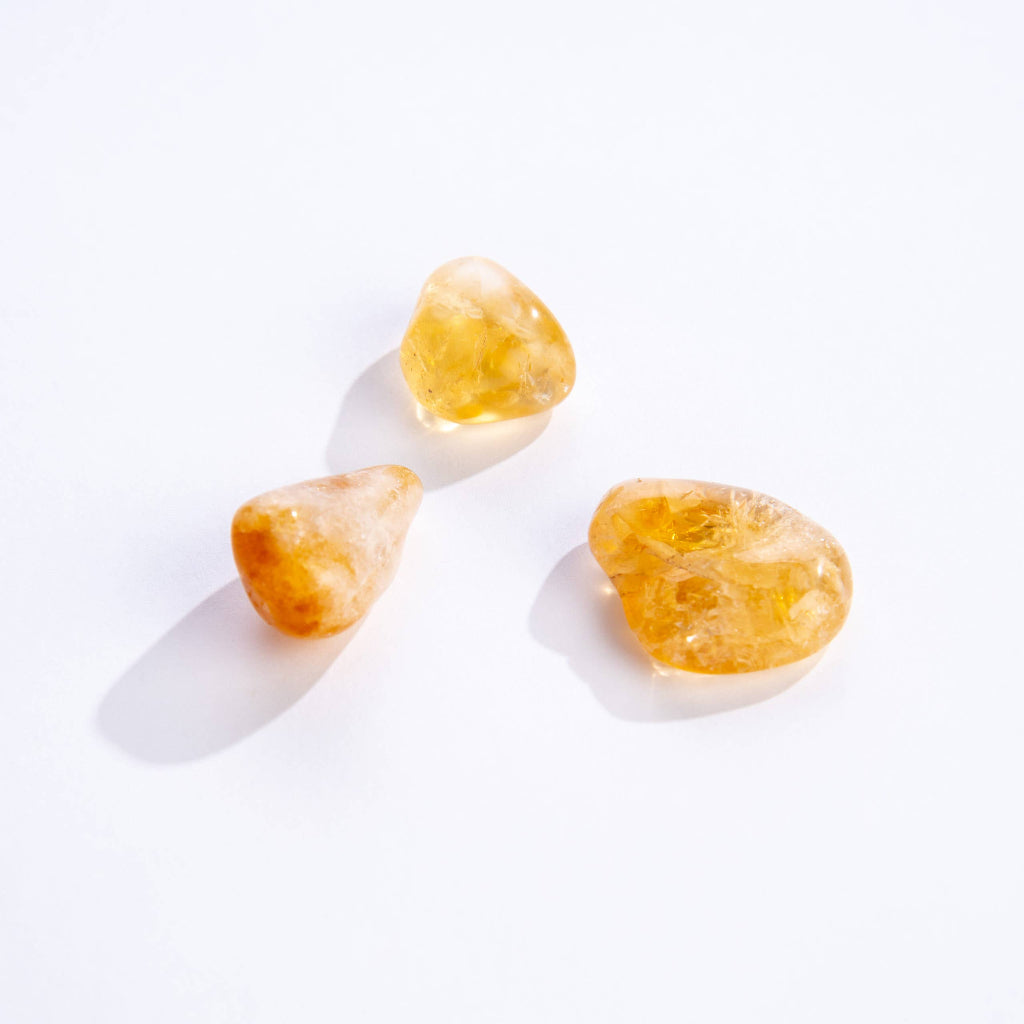 Tumbled Citrine Crystals - 1”- 2”