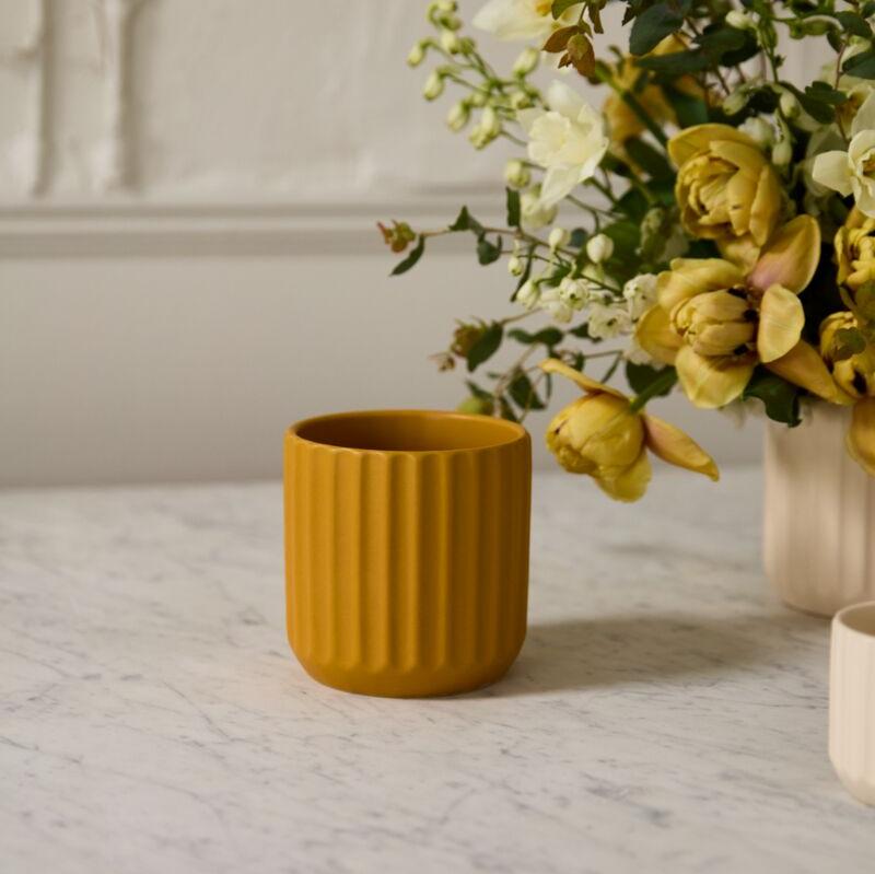 PLANTERS - Beam Pot - 4.75" (Ochre)