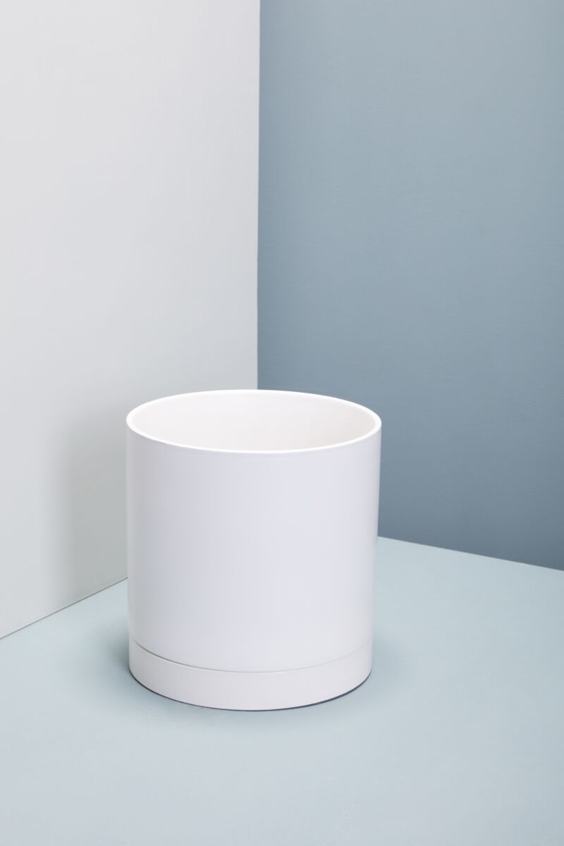 Romey Planter - 12" (white)