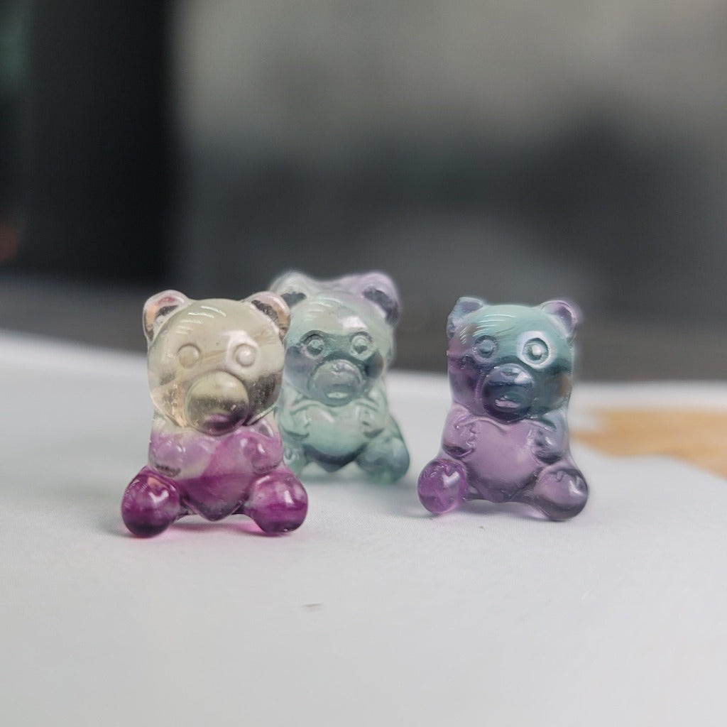 CRYSTALS - GUMMY BEAR CRYSTAL - FLUORITE