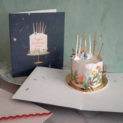 Pop-Up Birthday Card- Cake with Candles