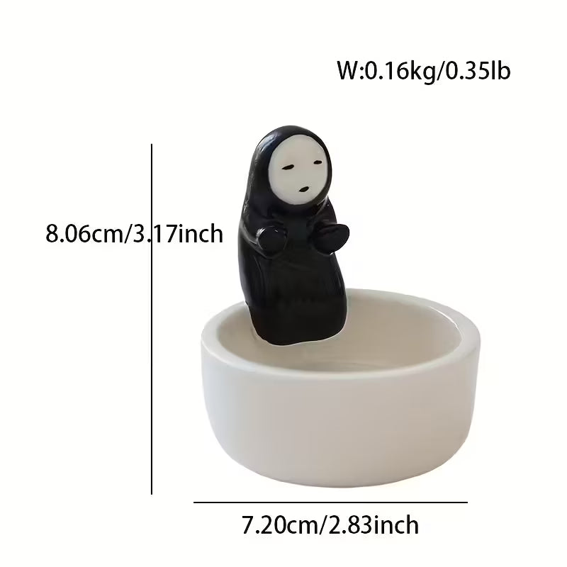 No Face Ceramic Holder