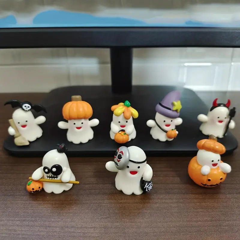 Pumpkin Ghost Mini Figures