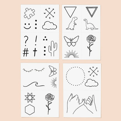 Barely There Temporary Tattoos
