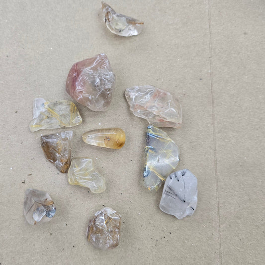 Rough Rutilated Quartz Crystal