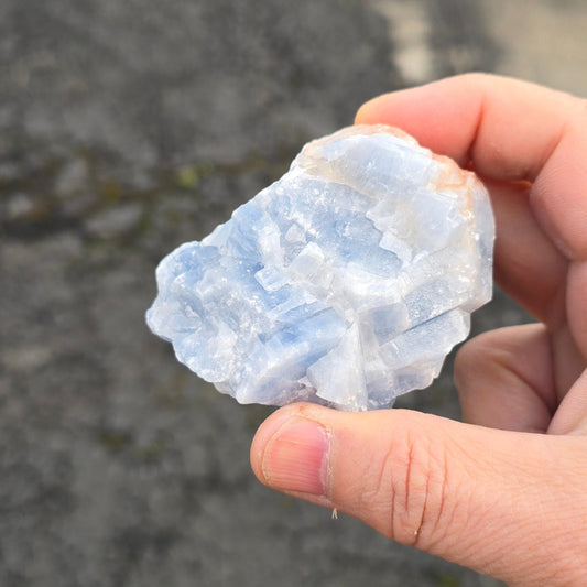 Raw Blue Calcite