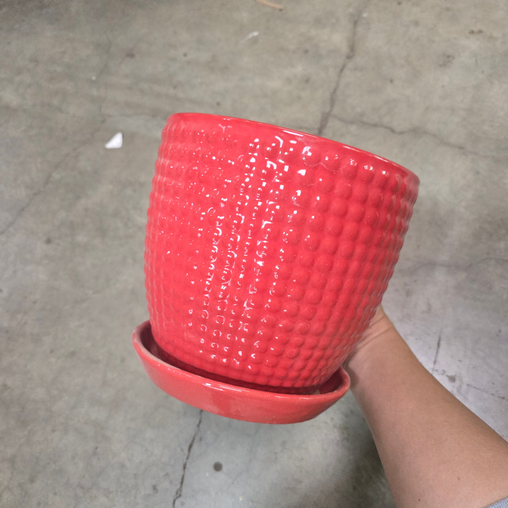Deco Egg  Planter - 8.25" (paprika)