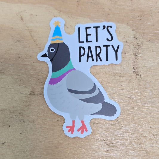 Stickers - Let's Party Pidgeon