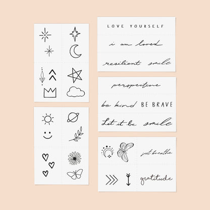 Forever Favorites Temporary Tattoos