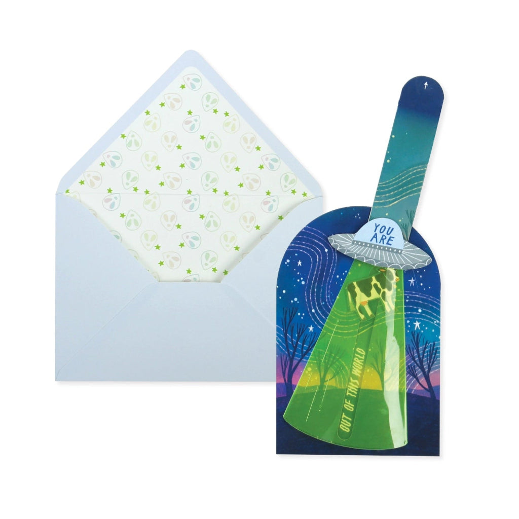 Interactive UFO Petite Card