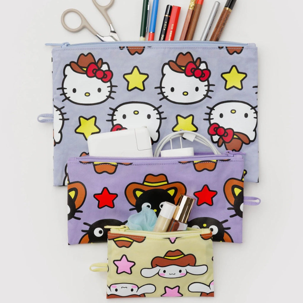 Flat Pouch Set - Hello Kitty & Friends