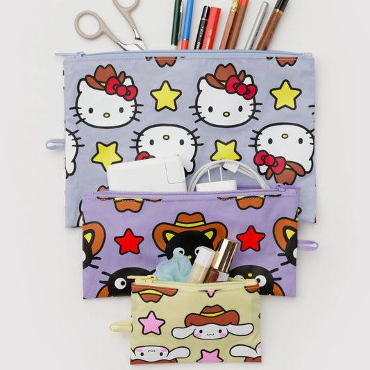 Flat Pouch Set - Hello Kitty & Friends
