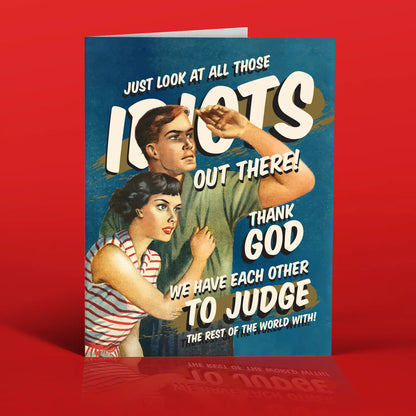 Delightfully Offensive Greeting Card
