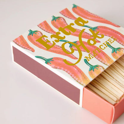 Square Boxed Matches "Extra Hot"