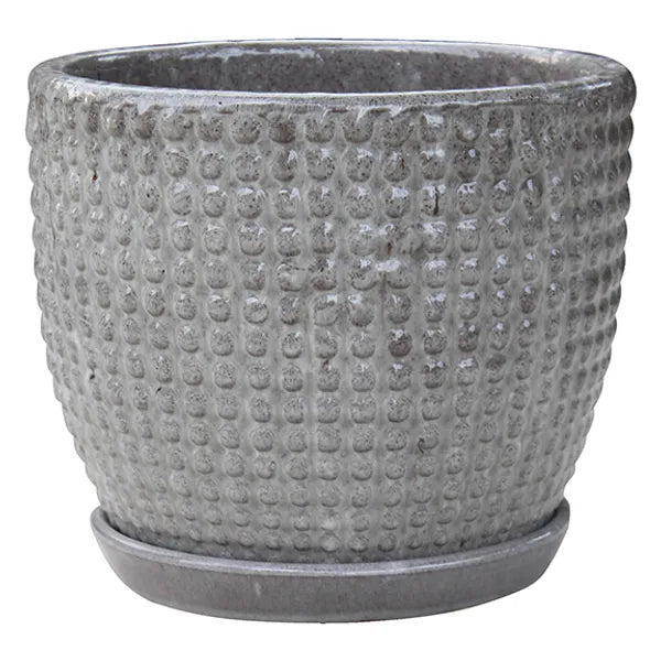 Deco Egg Planter - 8.25" (grey)