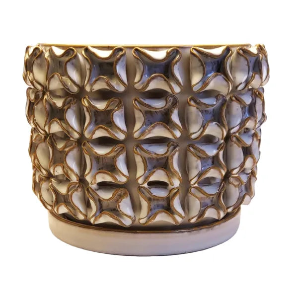 Jaspra Planter - 6.5" (alabaster)