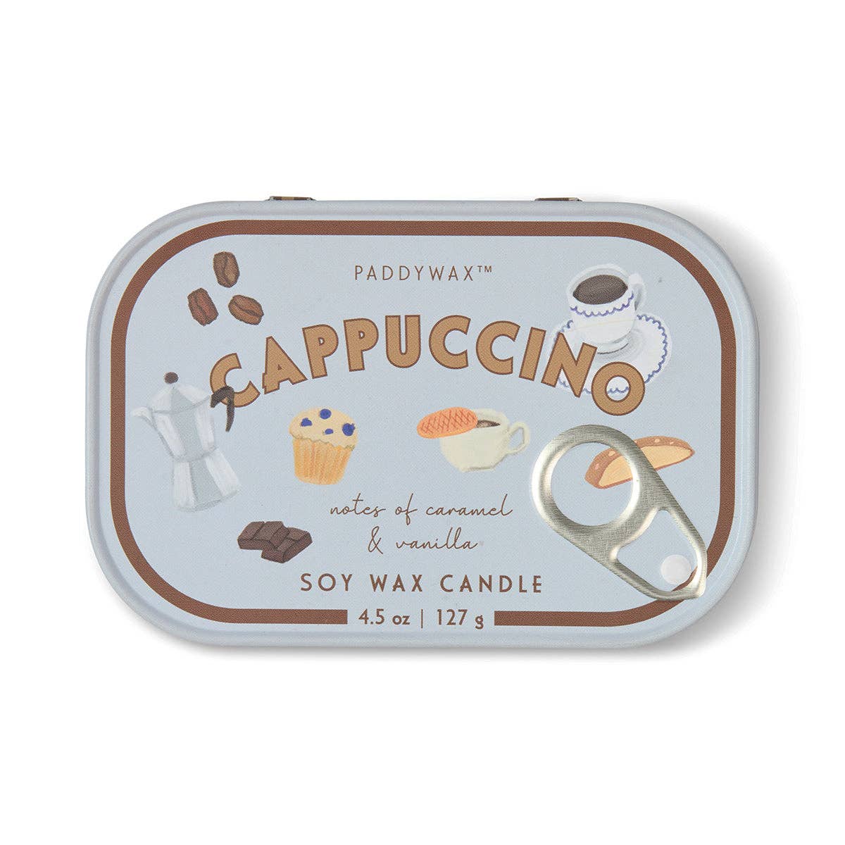 Bistro Tin Candle - Cappuccino
