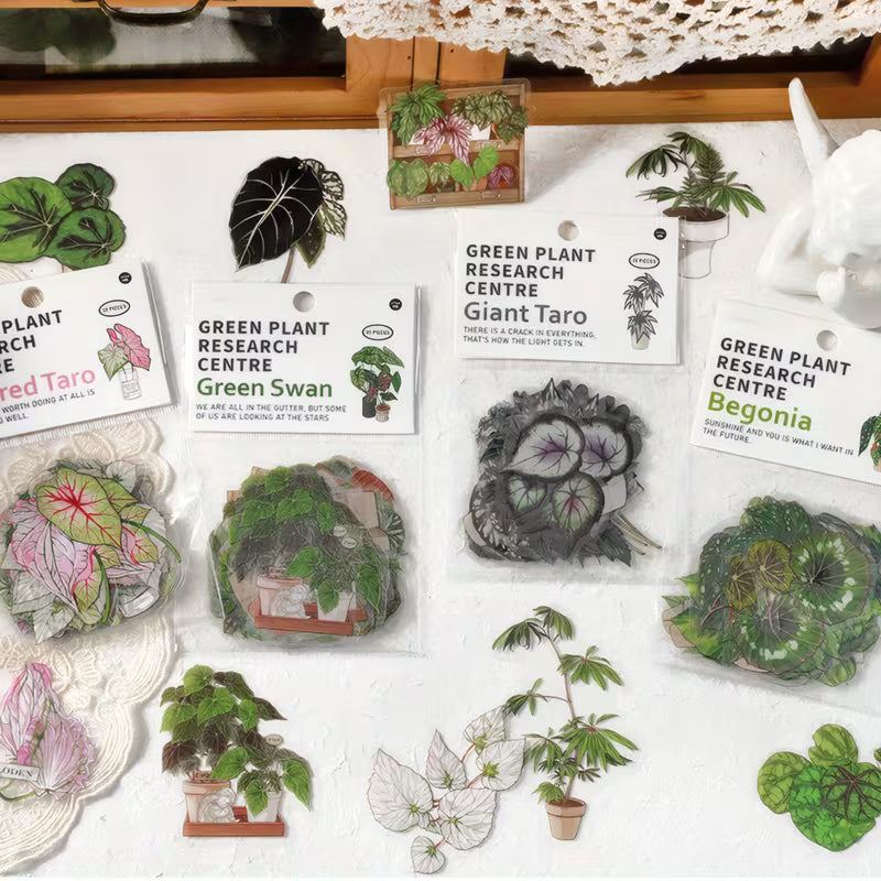 Vintage Houseplant sticker pack