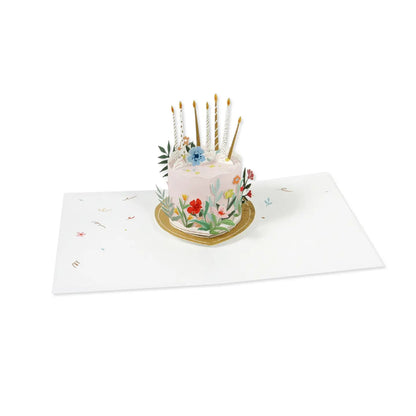 Pop-Up Birthday Card- Cake with Candles