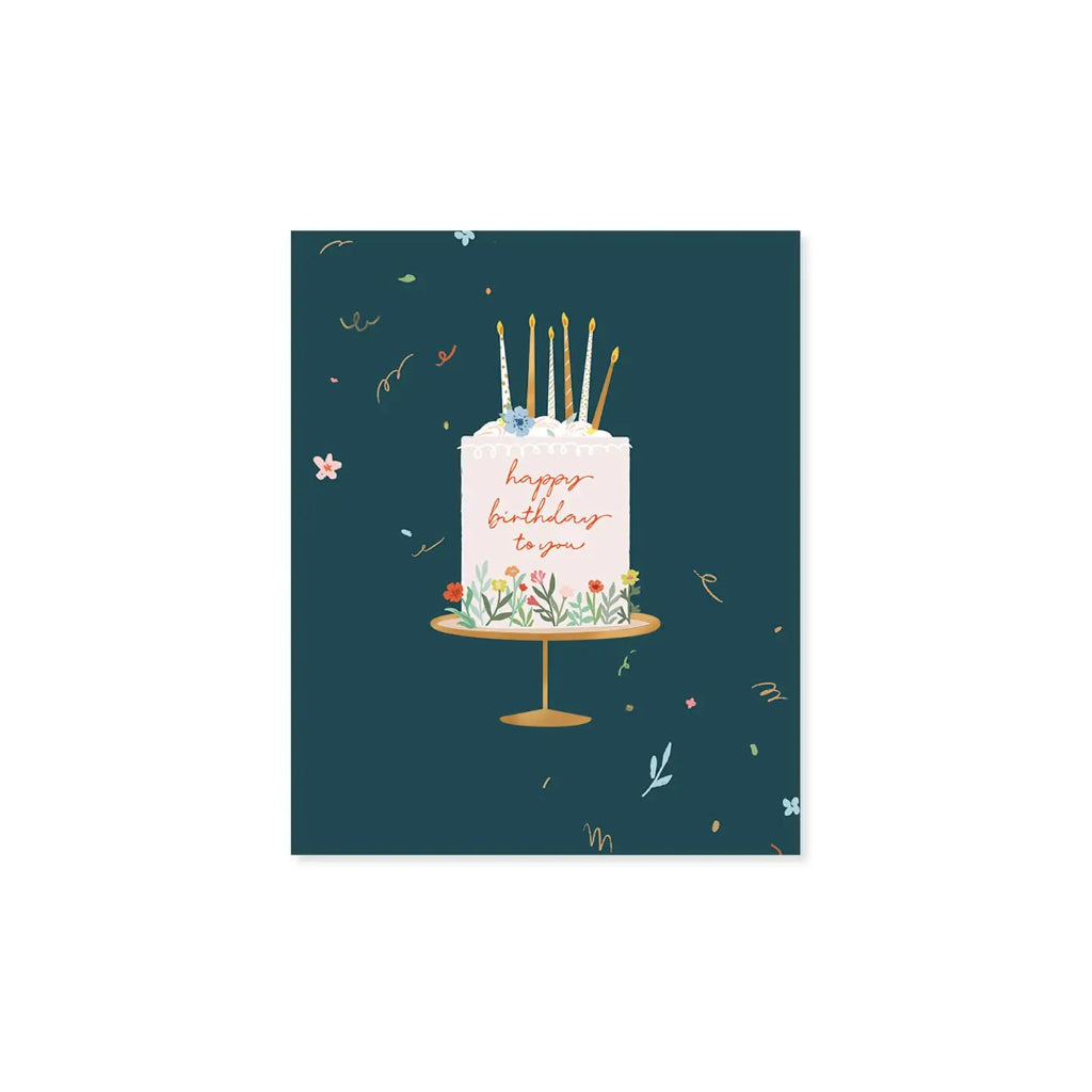 Pop-Up Birthday Card- Cake with Candles