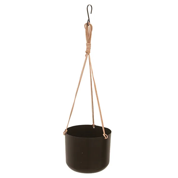 Atomic Hanging Pot - 7.5" (black)