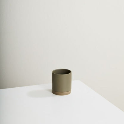 Romey neutral - moss - 4.75"