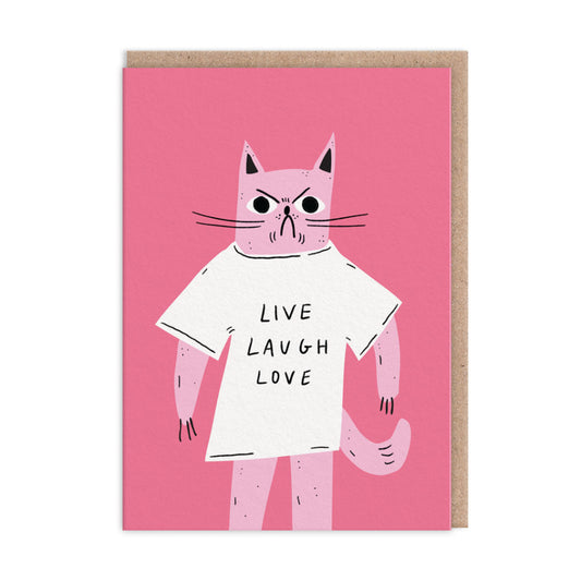Ohh Dear Card - Live Laugh Love