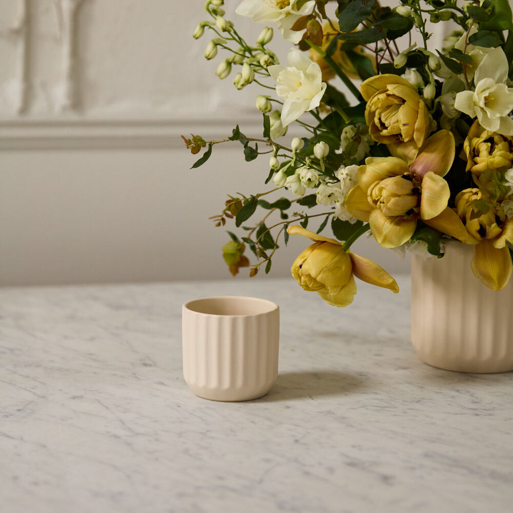 Beam Pot - 3.2" (off white)