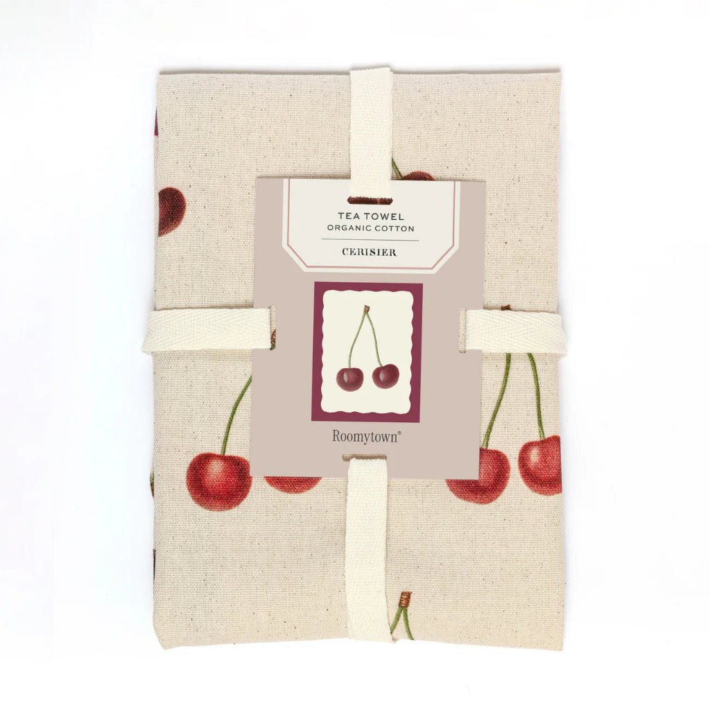 Tea Towel - Ceriseir