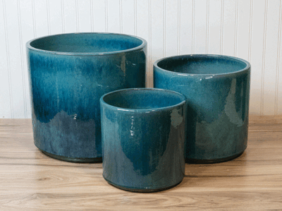 Liso Planter - Fireworks Green