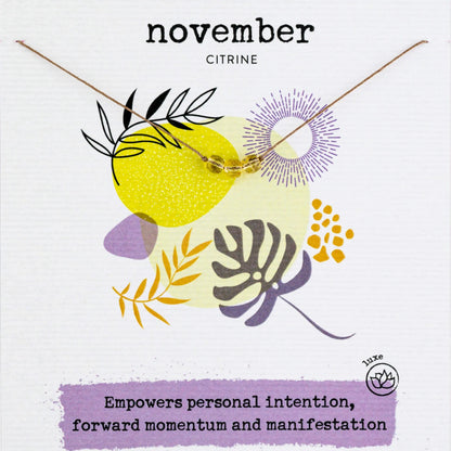 Birthstone Niecklace Collection