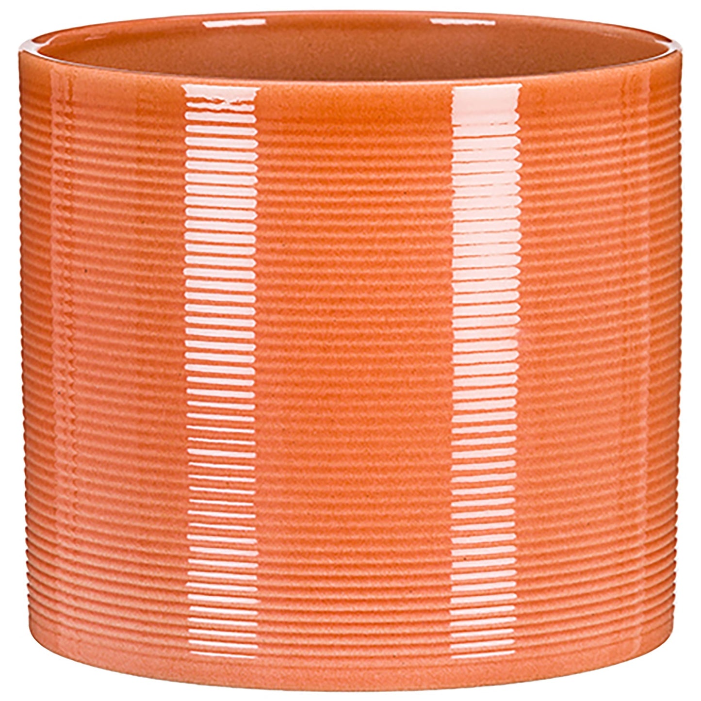 Scheurich 828 Ceramic Pot - 7.5"- Papaya