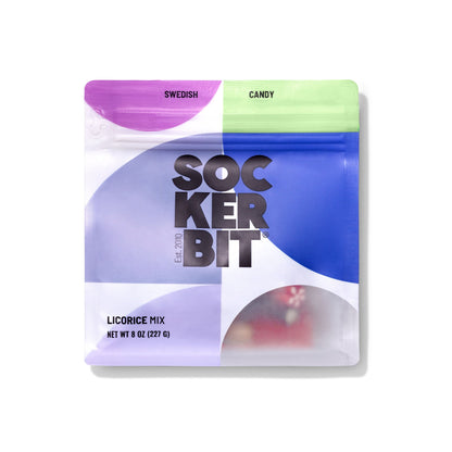 Licorice Mix Swedish Candy Pouch