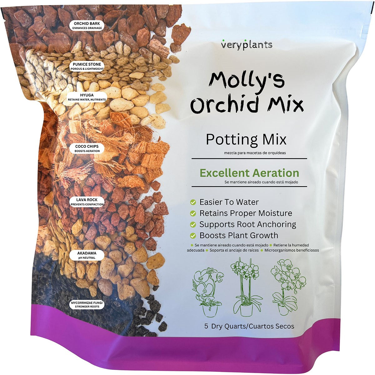 Molly's Orchid Mix - 5qt