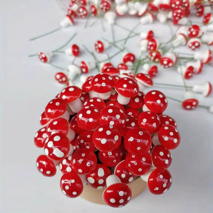 Mini amanita mushroom